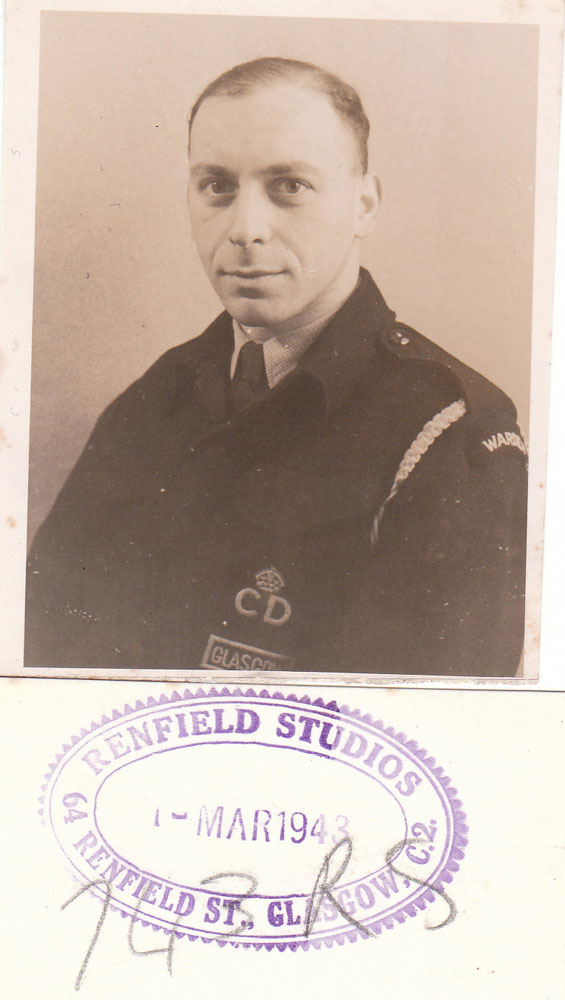 1943 Martin Anson  in Civil Defence Uniform