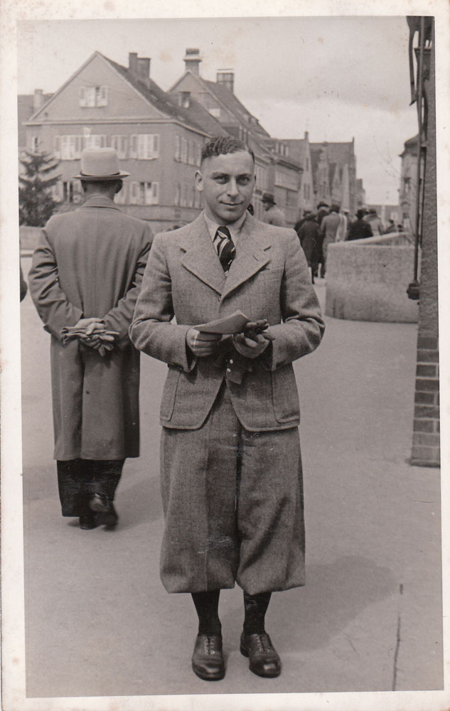 Martin Ansbacher - very smartly dressed young man